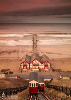 Storm Clouds Gather Over A Busy Saltburn Pier