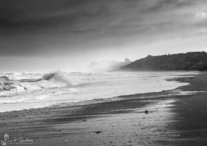 Storm On Whitby Beach
