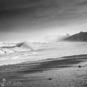 Storm On Whitby Beach Photo Slate