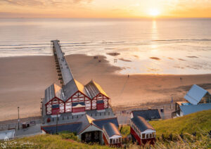 Summer Solstice On Saltburn Beach Yorkshire 2022
