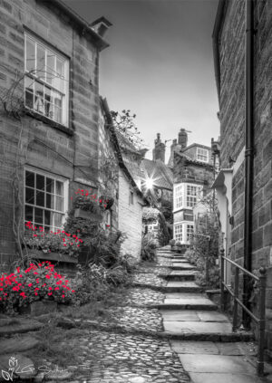 Sunny Place Robin Hood's Bay Colour Splash