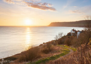 Sunrise Over Robin Hood's Bay Cottages
