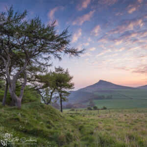 Sunrise Over Roseberry Topping Photo Slate