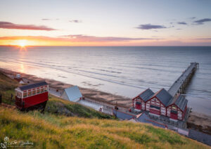 Sunset At Saltburn By Sea
