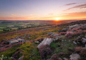 Sunset Over Danby Village