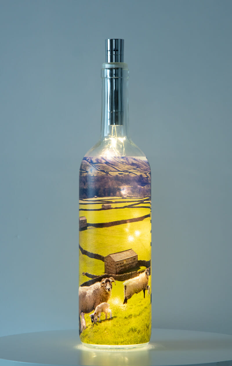 Swaledale Sheep Gunnerside Light Up Bottle Swaledale Sheep Gunnerside Light Up Bottle