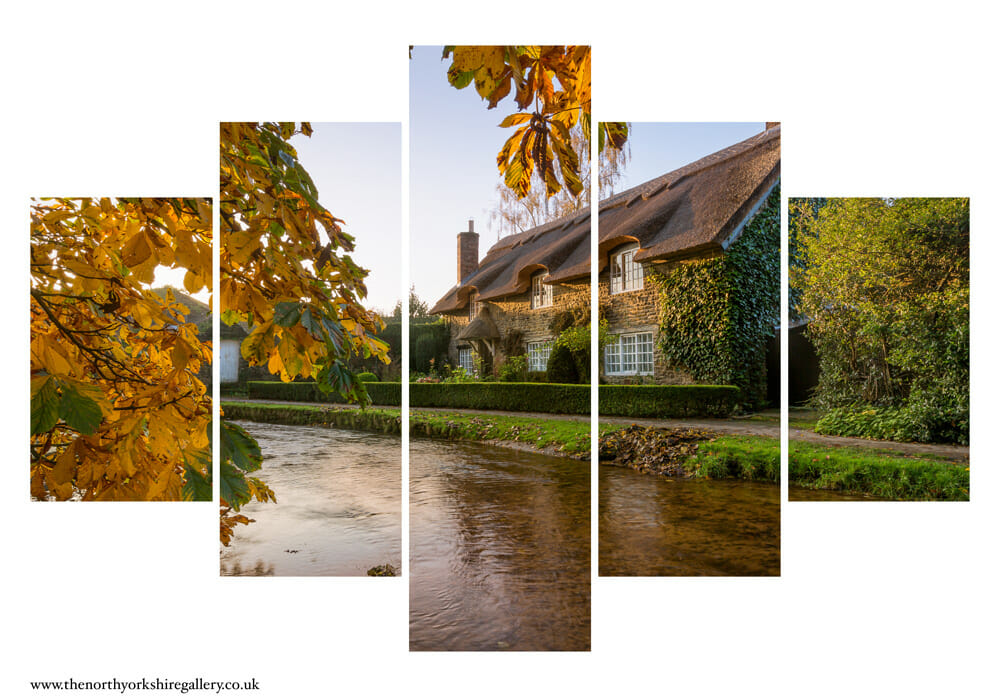 Thatched Cottage Thornton Le Dale 5PCS Wall Art