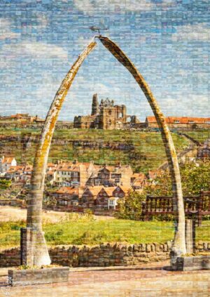 The Big Yorkshire Print Whitby Whalebones