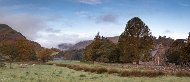The Church Of St Patrick's Patterdale Panoramic
