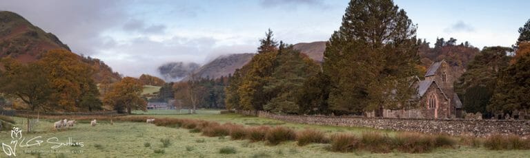 The Church Of St Patrick's Patterdale Slim Panoramic