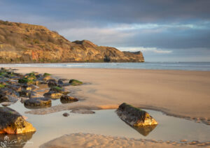 The Croc's Head Sandsend Beach