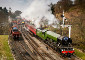 The Flying Scotsman At Goathland Station