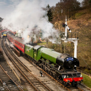 The Flying Scotsman At Goathland Station Photo Slate