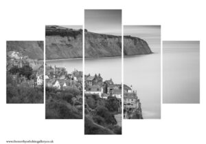 Tranquil Robin Hoods Bay 5PCS Wall Art