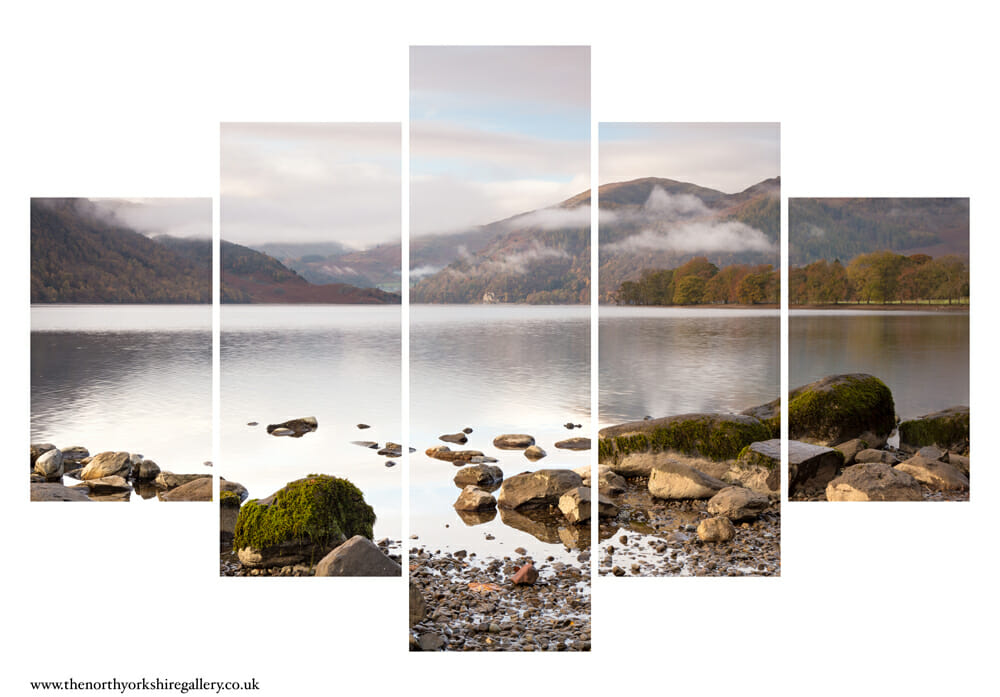 Ullswater In The Lake District 5PCS Wall Art Ullswater In The Lake District 5PCS Wall Art
