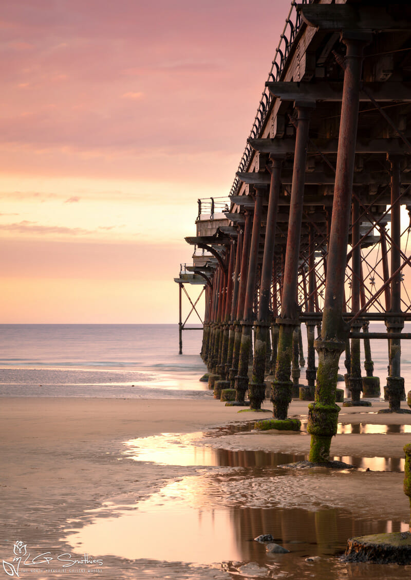 Victorian Pier Side View Saltburn