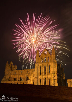 Whitby Abbey Christmas Market Fireworks 2018