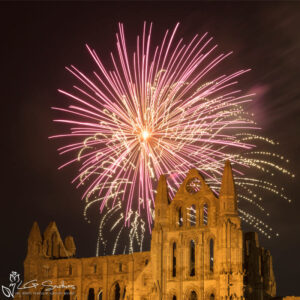 Whitby Abbey Christmas Market Fireworks 2018 Photo Slate