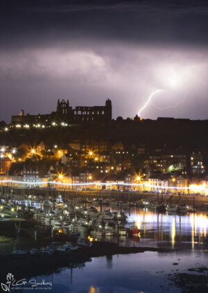 Whitby Abbey Lightning