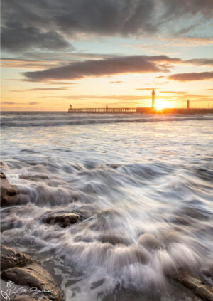 Whitby Beach Sunrise
