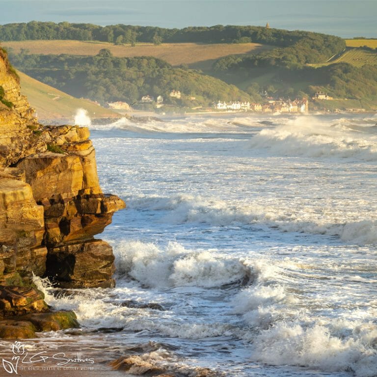 Day Time Whitby Beach To Sandsend Photo Slate