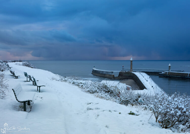 Whitby Coast In The Snow