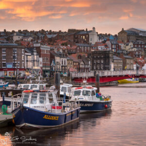 Whitby Harbour Photo Slate
