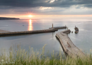 Whitby Harbour Sunset