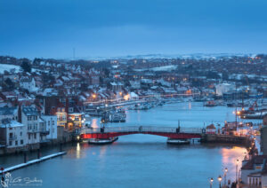 Whitby Harbour On A Winters Evening