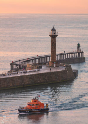 Whitby Lifeboat Returns To Port