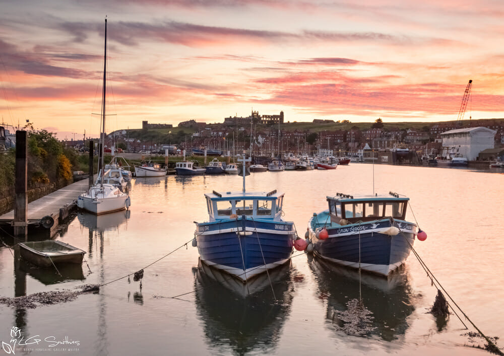 Whitby Marina At Dawn