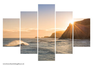 Whitby Sister Sunrise 5PCS Wall Art