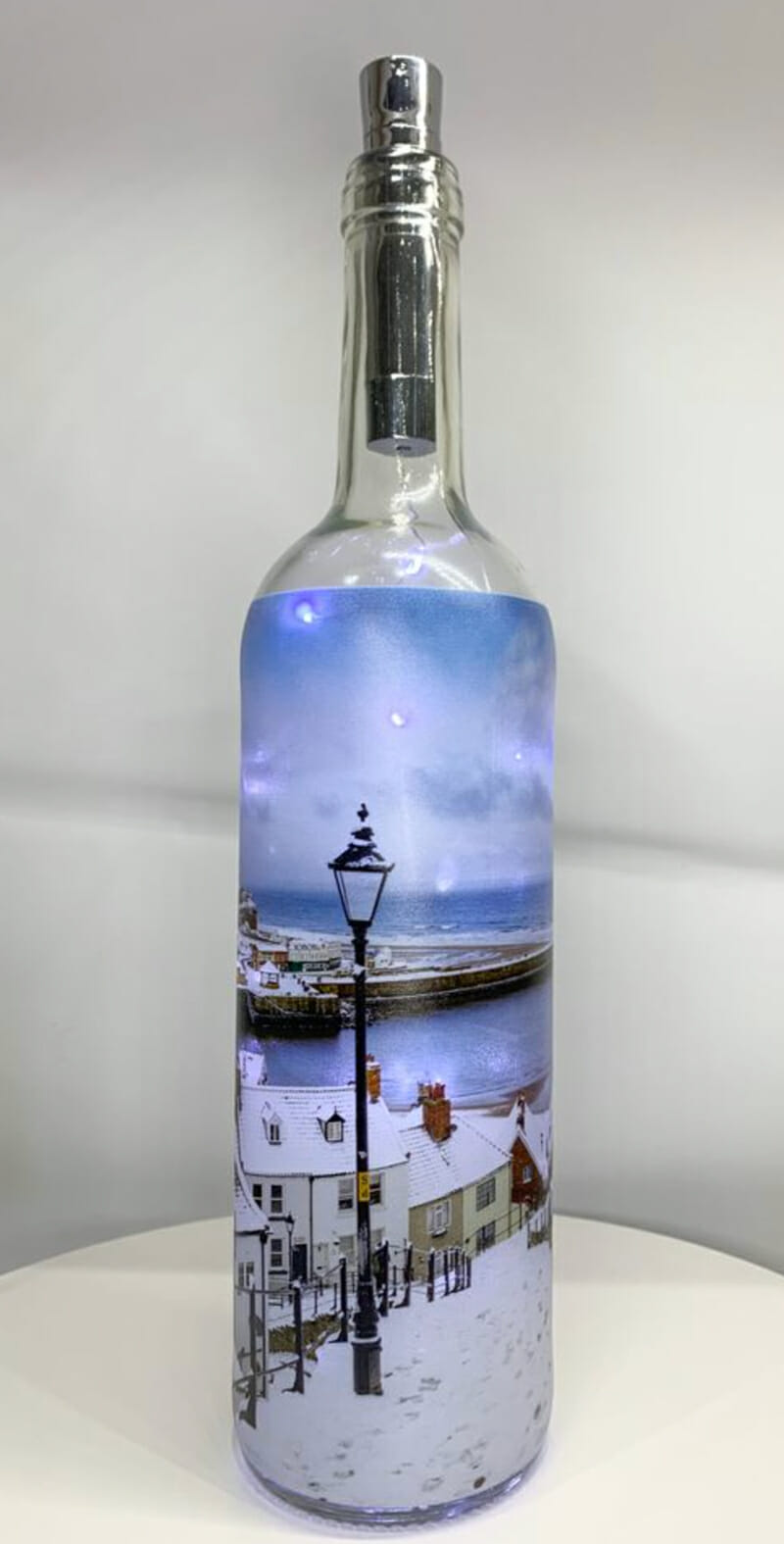 Whitby Steps In The Snow Light Up Bottle Whitby Steps In The Snow Light Up Bottle