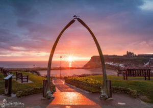 Whitby Whalebones Sunrise