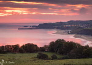 Whitby from Lythe Bank at Dawn