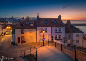 Whitby's 199 Steps At Night