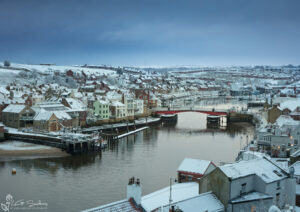 Whitby’s Swing Bridge In The Snow