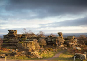 Winters Afternoon At Brimham Rocks