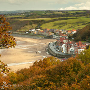 Sandsend In The Autumn Mini Foam Board Print