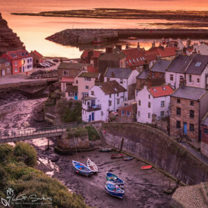 Staithes Yorkshire Mini Foam Board Print