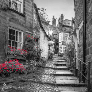 Sunny Place Robin Hood's Bay Mini Foam Board Print