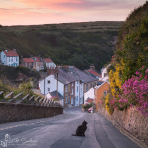 The Bank Staithes Mini Foam Board Print