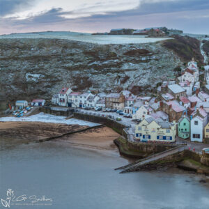 The Cod And Lobster Staithes Mini Foam Board Print