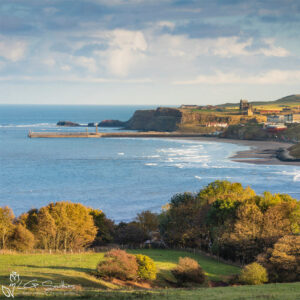 Whitby From Lythe Bank Mini Foam Board Print