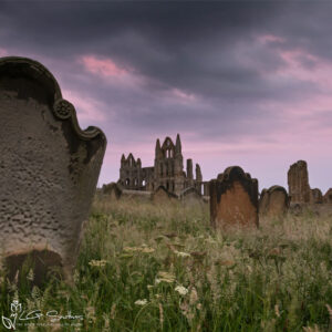 Whitby Headstones By The Abbey Mini Foam Board Print