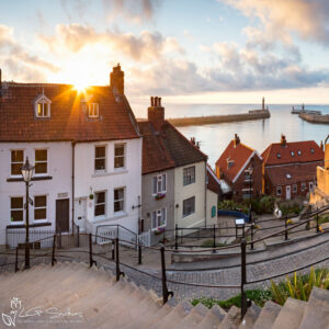 Whitby Steps Mini Foam Board Print