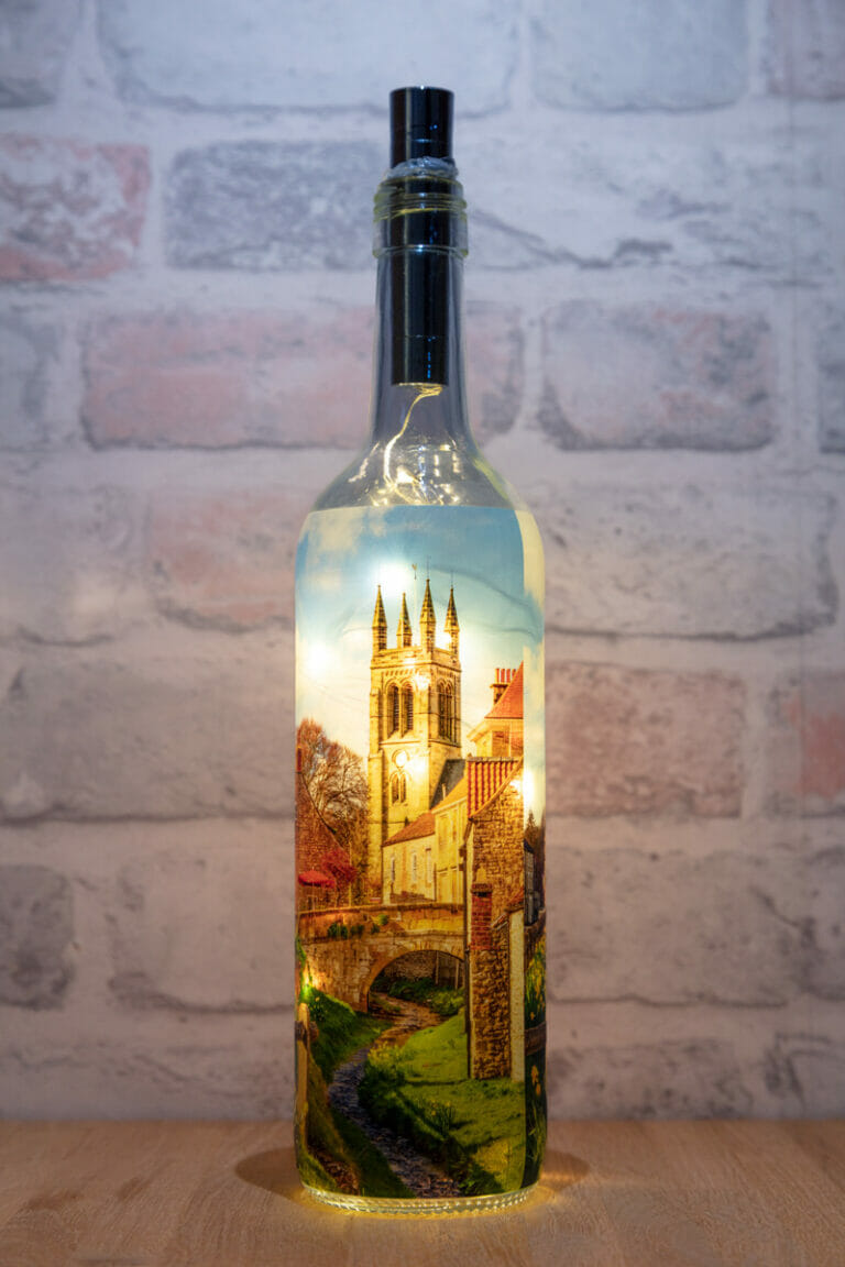 Beautiful Day At Helmsley Light Up Bottle