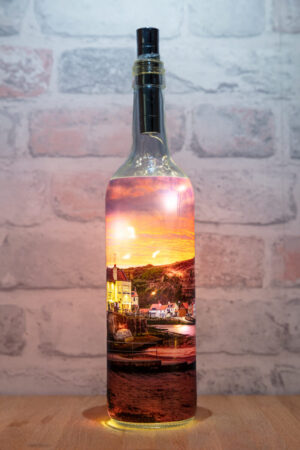 Incredible Sunset At Sunset Beach Light Up Bottle