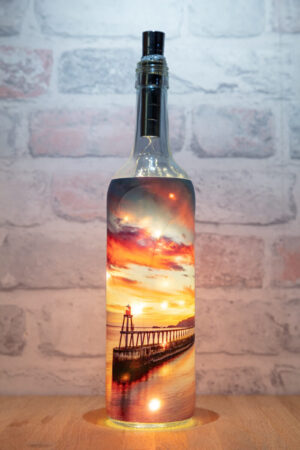 Whitby Winter Dawn Light Up Bottle