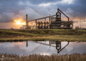 The Last Sunset Over Redcar Blast Furnace